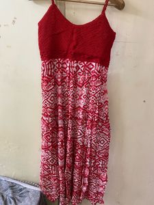 red knit dress