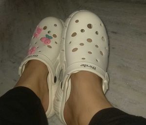 ✨️White Birde Crocs💟