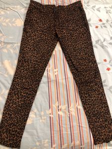 Leopard Print Trouser