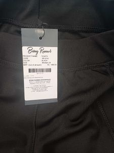 Black Mesh Panel Leggings