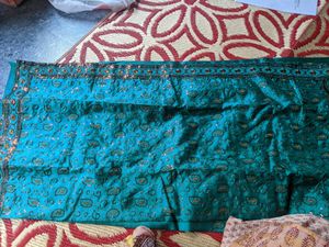 See Green Party Wear Saree