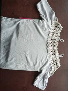 Off-Shoulder Crochet Top