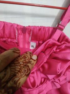 Rose Xl Size Dress 👗 Knee Length