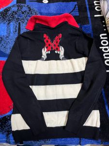 Striped Red Collar Top