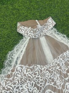 Sexy White Lace Party Dress - XS