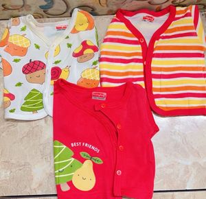 Preemie Unisex Babies Pack Of 3