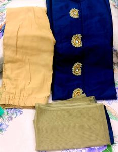 Elegant Blue Kurta pain set