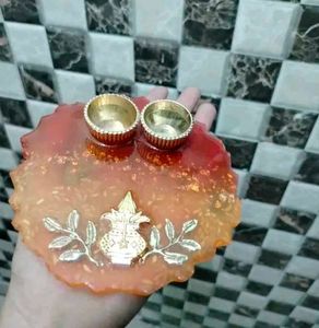 NEW - Resin Pooja Thali
