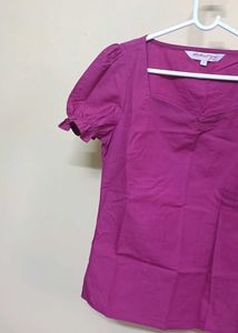 Purple Short Sleeve Top