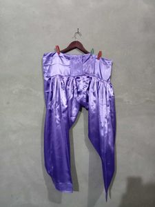 Purple Satin Suit