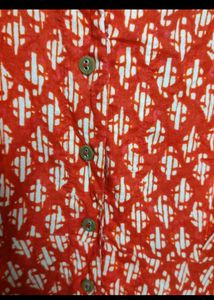 Biba Red Printed Kurti