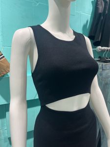 Cut Out Black Dress Size Available