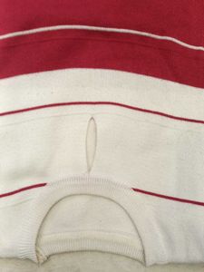 Christmas Based Top (Red And White)