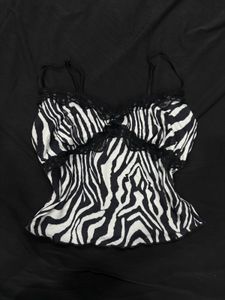 Zebra Print Cami Top