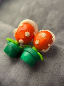 Mario Plant Earrings