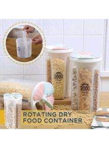 4 In 1 Transparent Sealed Storage Box - 2000ml
