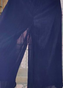 One Time Wear Navy Blue Designer Sharara For Girl