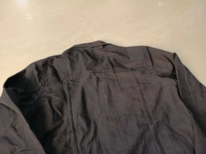 Men&#39;s Stylish Black Denim Jacket, M Size
