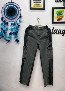Charcoal Faded Cargo Pants 😍