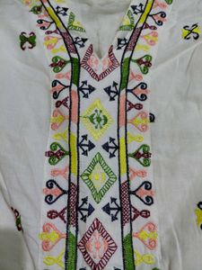 White Embroidery dress