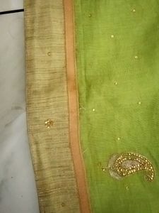 Elegant Green Saree
