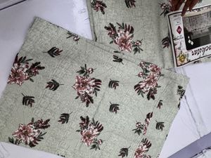 elegant floral bedsheet with cushions cover