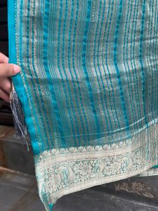 Old Organza Beautiful Partywear Saree