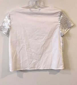 Zara Sequin Party Top