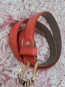 2 Belts Black &amp; Red