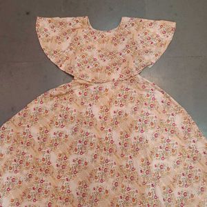 Floral Cape Dress