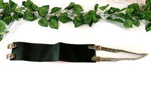Fancy Black Waist Belt (Women)