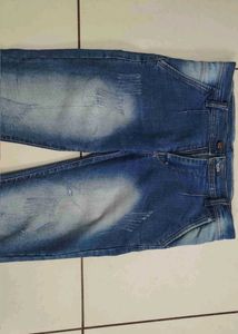 Distressed Denim Jeans