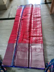 Elegant Red Banarasi Saree