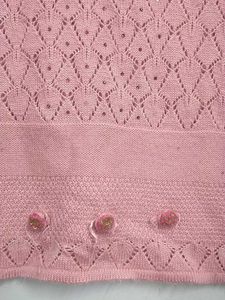 Girl's Pink Knit Sweater