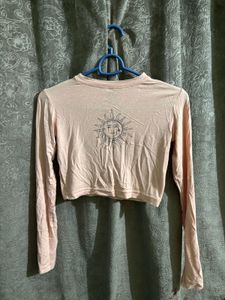 Cute Sun Graphic Long Sleeve Top
