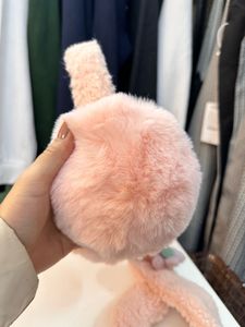 Cute Pink Bunny Ear Muffs