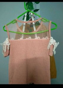 Cute Pink Floral Top