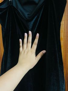Black Side Slit Dress