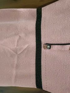 Pink Knit Bodycon Dress