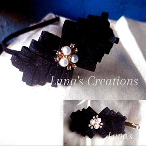 Hair Clip And Headband Combo