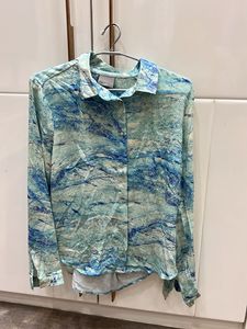 Vero Moda Blue Patterned Shirt