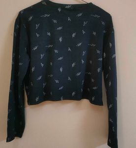 Super Stylish Crop Full Sleeves Tshirt