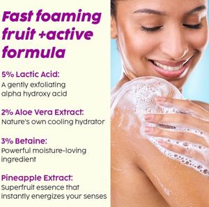 PLIX Pineapple Exfoliating Body Wash