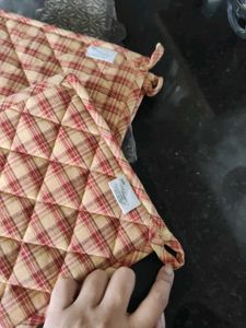 Plaid Potholders (Set of 4)