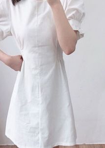 Puff Shoulder Dress
