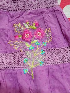 Kids Frock - Embroidered