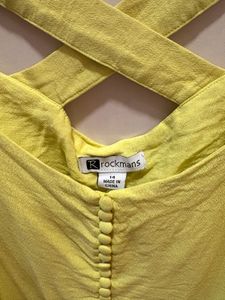 Chic Yellow Tank Top