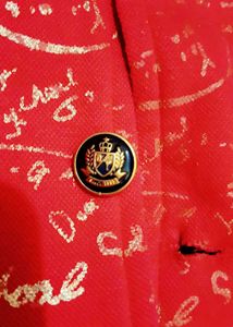 Red Voilet Blazer For Boys