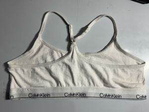 Calvin Klein White Sports Bra