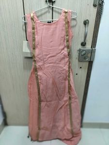 Pink Straight Gown
